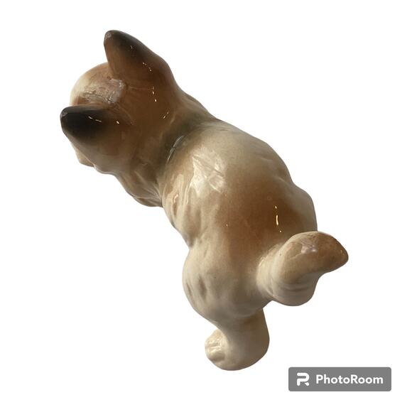 Playful Kitten Figurine 3.5" Long Haired Calico Mid Century Grannycore Porcelain - Picture 6 of 8